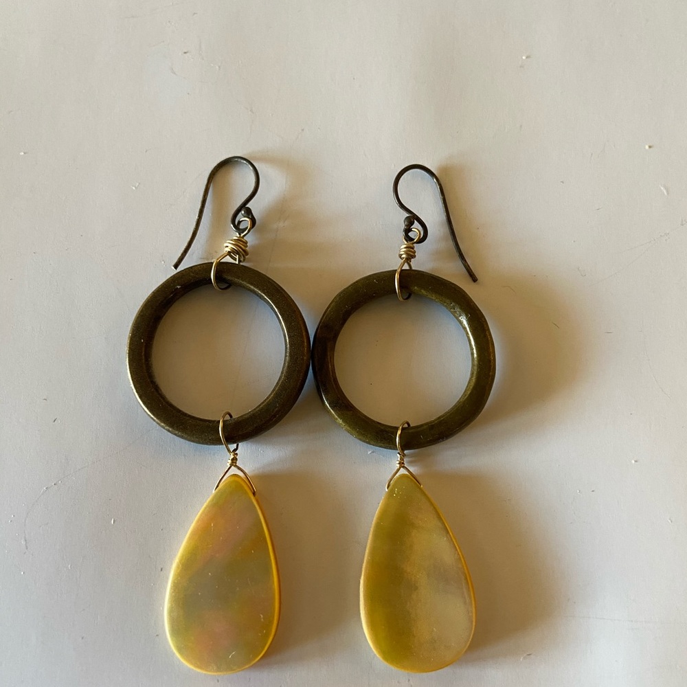 Abolone earrings